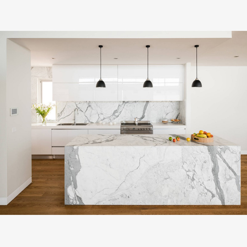 Artificial Stone Countertops Bianco Calacatta Marble Countertop